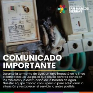 Lee más sobre el artículo Caída de Rayo Río Quilpo