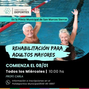 Lee más sobre el artículo Natación y rehabilitación para adultos mayores