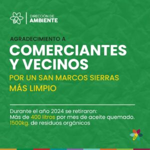 Lee más sobre el artículo Agradecimiento a Comercios y Vecinos